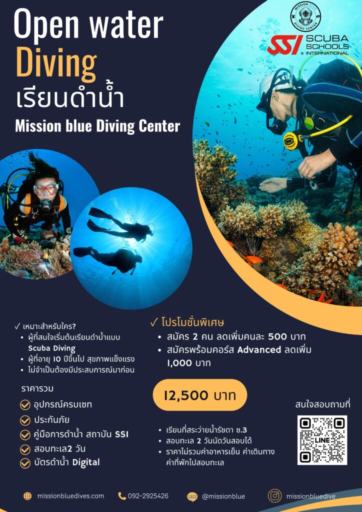 เรียนดำน้ำ
